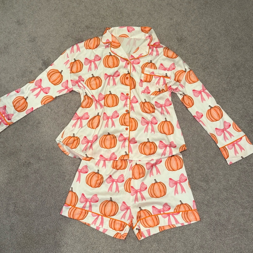 Fall themed pajama set